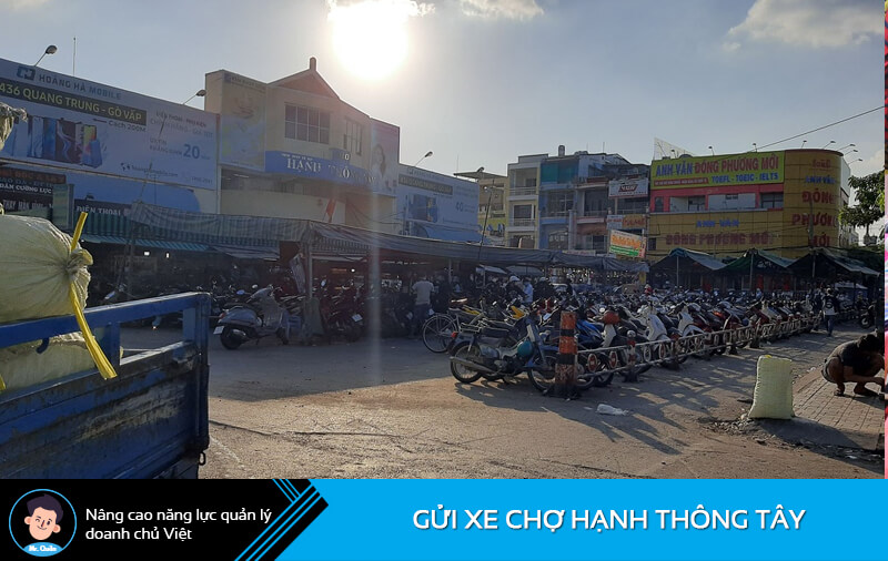 Chợ Hạnh Thông Tây và kinh nghiệm mua sỉ quần áo 2021 3 Gửi xe chợ Hạnh Thông Tây