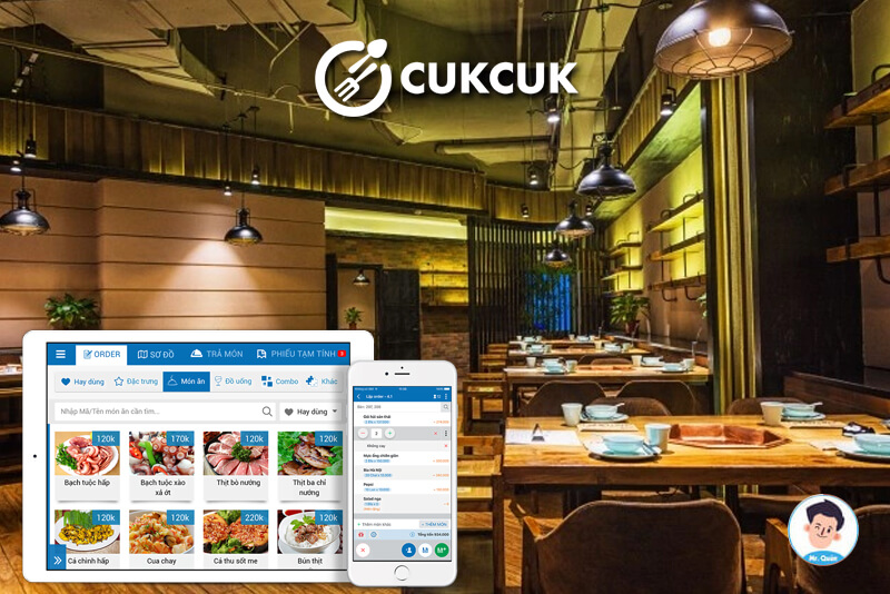 Phần mềm quản lý nhà hàng CukCuk