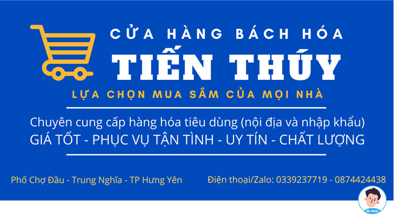 12+ nguyên tắc đặt tên cửa hàng tạp hóa hợp phong thủy 2021 3 Đặt tên cửa hàng tạp hoa theo tên chủ quán