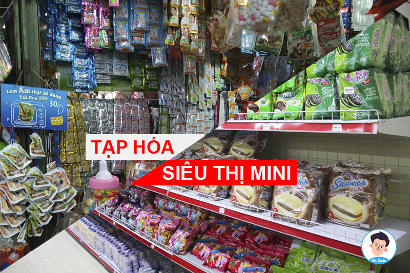 So sánh siêu thị mini và tạp hóa